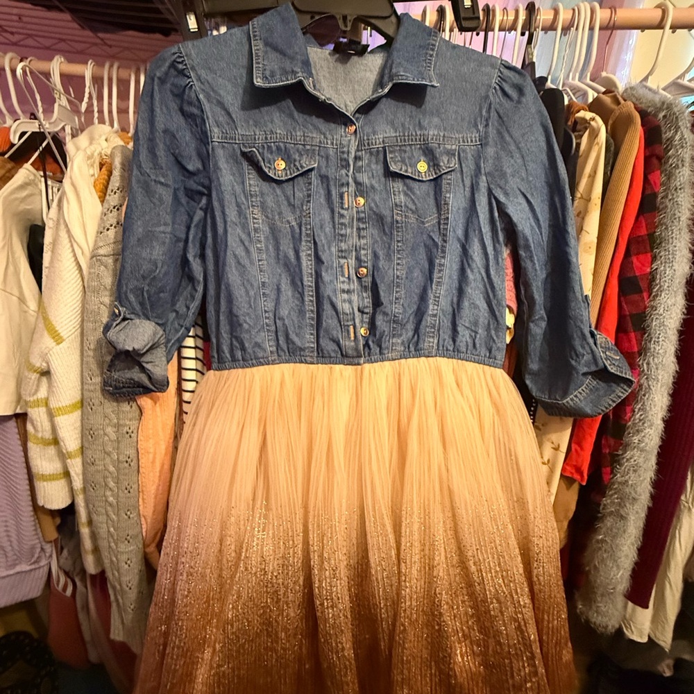 Lilt Blue Denim Top
